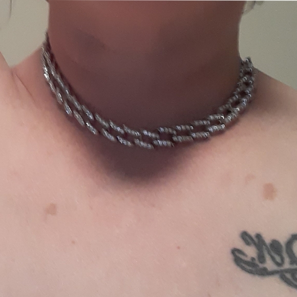 😍NWT FASHION NOVA CUBAN STYLE CHOKER - Picture 6 of 7